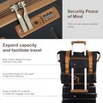 Voytra 3-Piece Carry-On Luggage Set with TSA Lock