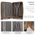 Voytra 3-Piece Carry-On Luggage Set with TSA Lock