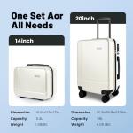 Voytra Lightweight Carry-On Luggage Set with TSA Lock