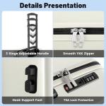 Voytra Lightweight Carry-On Luggage Set with TSA Lock