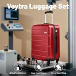Voytra 20" Hardshell Luggage Set with Spinner Wheels