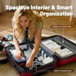 Voytra 20" Hardshell Luggage Set with Spinner Wheels