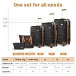 Voytra 5-Piece Luggage Set with TSA Lock