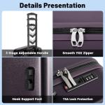 Voytra Lightweight 2-Piece Luggage Set with TSA Lock