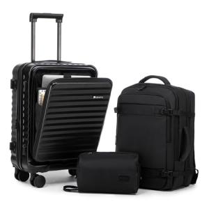 Rosamo TSA Approved 3-Piece Luggage Set