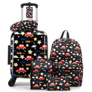 Rosamo Kids 6-Piece Hardside Luggage Set