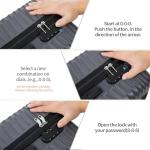 Rosamo 3-Piece Hardside Luggage Set with Locks