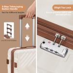 Rosamo 5-Piece Expandable Luggage Set with TSA Lock