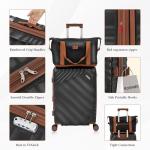Rosamo Expandable TSA Approved Carry-On Luggage Set