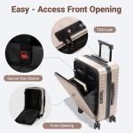 Rosamo 3-Piece Expandable TSA Luggage Set