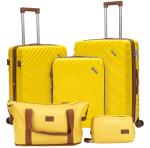 Rosamo 5-Piece Expandable Luggage Set with TSA Lock
