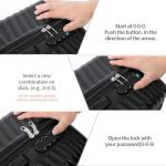 Rosamo 3-Piece Hardside Luggage Set with Locks