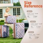 Rosamo 10-Piece Expandable Luggage Set with TSA Lock