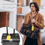 Travelambo Faux Leather Luggage Tags - 2 Pack