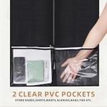 54" Travel Garment Bag with Clear Pockets