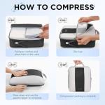 10 Pack Compression Packing Cubes for Travel