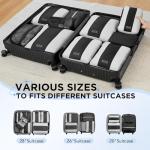 10 Pack Compression Packing Cubes for Travel