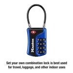 Master Lock TSA Approved Luggage Lock, Combo Set