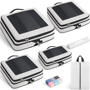 Prezon Compression Packing Cubes for Travel