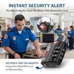 Forge TSA Luggage Lock Set with Open Alert