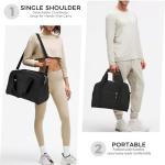 SeaRock Compact Travel Duffle Bag - Black