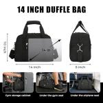 SeaRock Compact Travel Duffle Bag - Black