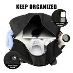 SeaRock Compact Travel Duffle Bag - Black