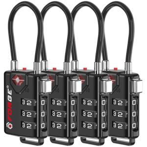 TSA Approved Resettable Cable Luggage Locks