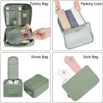 BAGAIL 8 Set Packing Cubes for Travel - Matcha Green