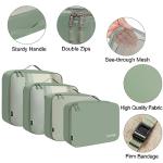 BAGAIL 8 Set Packing Cubes for Travel - Matcha Green