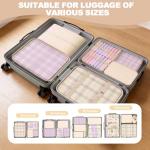 8-Piece Travel Packing Cubes Set with Extras