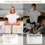 8-Piece Travel Packing Cubes Set with Extras