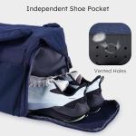 Kookoomia Waterproof Gym Duffle Bag with Shoe Compartment