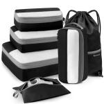 Kookoomia Packing Cubes Set for Travel, Black