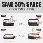 Kookoomia Packing Cubes Set for Travel, Black