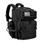LHI 45L Tactical Backpack with Molle System - Black