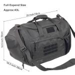 43L Tactical Duffel Bag for Gym and Travel