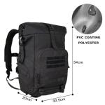 Expandable Water-Resistant Roll-Top Backpack 30L-36L