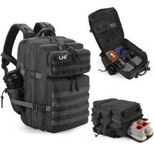 45L Military Tactical Backpack with Shoe Compartment