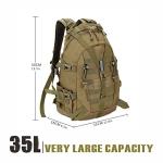 LHI Tactical 35L Military Backpack for Travel