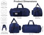 LHI 50L Tactical Duffle Backpack - Blue