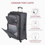 SWISSGEAR 29-Inch Expandable Spinner Luggage - Dark Grey