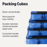 Amazon Essentials Packing Cubes Travel Set - Blue