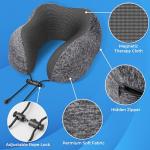 Travel Pillow Set with Eye Mask and Earplugs