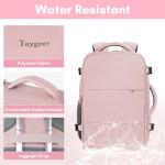 Taygeer TSA-Approved Backpack for Women, Pink
