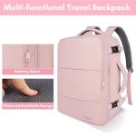 Taygeer TSA-Approved Backpack for Women, Pink
