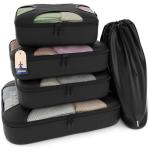 Shacke Travel Packing Cubes Set - Black