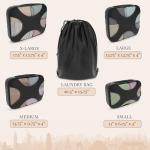 Shacke Travel Packing Cubes Set - Black