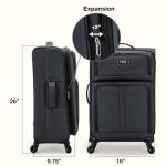 U.S. Traveler Anzio 26-Inch Expandable Spinner Luggage