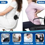 CushZone Memory Foam Lumbar Roll Support Pillow